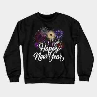 New Years Eve NYE 2024 Happy New Year Crewneck Sweatshirt